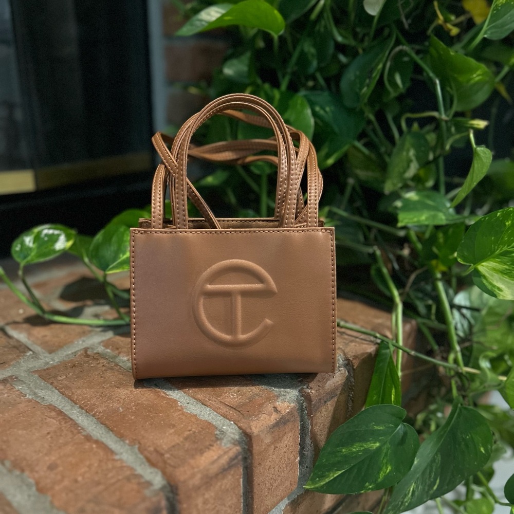 Telfar Tan Mini Shopping Bag